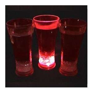  Pilsner Glass Red 