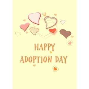  Happy Adoption Day Greetings Card with Lovehearts: Health 