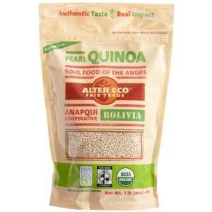 Alter Eco White Quinoa ( 8x16 OZ)  Grocery & Gourmet Food