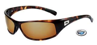   BOLLE RATTLER POLARIZED Sport Wrap Sunglasses   Tortoise / Marine Lens