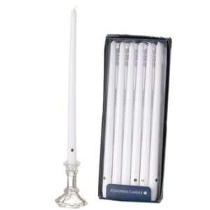  White Taper Candles (Set of 12)