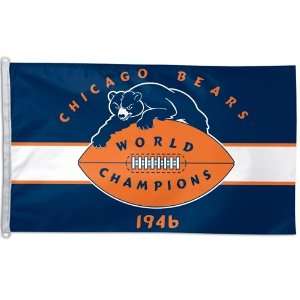    Chicago Bears 1946 World Champions 3x5 Flag