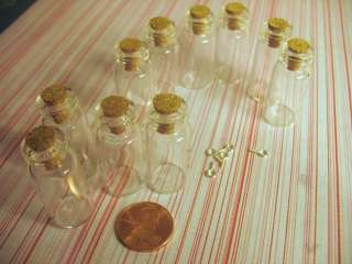 0ml jar vials. Bottle pendants with corks and screws. 1pcs, 3pcs 