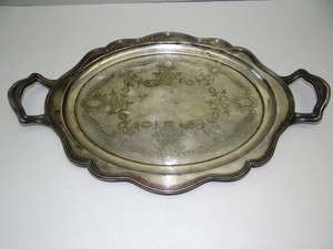   Sterling Silver Mount Griffin Hallmark Cooking Biscuit Serving Tray