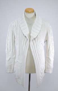 Authentic $1975 Malo 5 Ply Cashmere Heavy Knitted Jacket Coat US M EU 