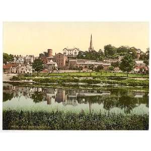 From the river,II.,Ross on Wye,England,1890s 
