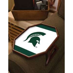  Michigan State Spartans Armchair Quaterback Tray: Home 