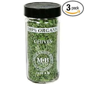 Morton & Basset Chives, 0.14 Ounce (Pack of 3)  Grocery 
