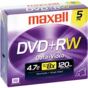  4X Rewritable dvd+RW   5 Pack Case Pack 3 Electronics
