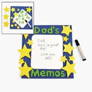 Dads Memos Magnet Dry Erase Board Craft Kit   Craft Kits & Projects 