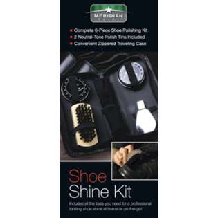 Meridian Point 6 Piece Shoe Shine Kit 