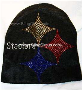 Pittsburgh Steelers Bling Beanie Super Fast Shipping  