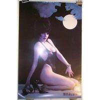 Elvira Mistress of Dark Moonbathing Poster Mint Rolled  