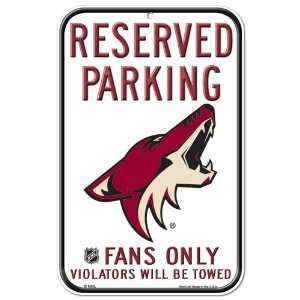  Phoenix Coyotes Official 11x17 NHL Sign: Sports 