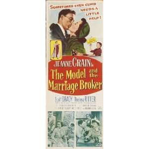The Model and the Marriage Broker Movie Poster (14 x 36 Inches   36cm 