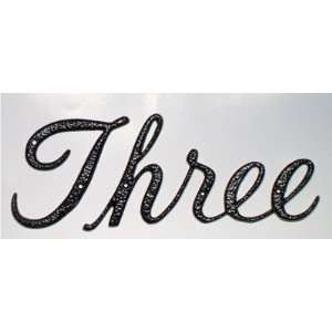  Three Cursive Address Number 