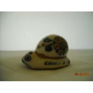  Mexico Snail Pottery Statue New 