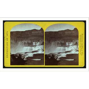 Library Images Stereoview (M): Shoshone Falls Snake River Idaho Main 