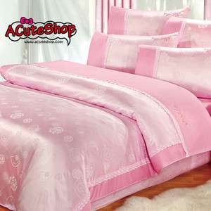 Hello Kitty LACE FULL SIZE Quilt Cover Bedsheet Set DOUBLE  