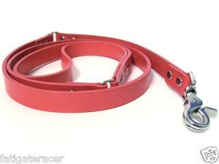 LEATHER DOG LEASH, LEAD, Many Colors Available Black, brown, red 
