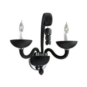   14 Chrome Zanetti 16 Two Lamp Wall Sconce from the Zanetti Collection