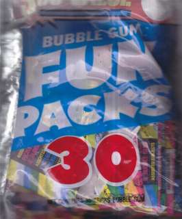 TOPPS FUN PACKS LOT OF 30 UNOPENED PACKS IN A BAG  