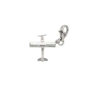 Rembrandt Charms Cessna 180 Charm with Lobster Clasp, Sterling Silver