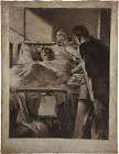 ALAN HUGHES   HOSPITAL SCENE PAINTED ILLO ORIG ART 1934