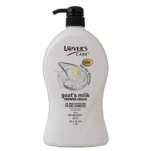   Care Goats Milk Shower Cream   Pearl Powder 40.7 fl oz Beauty