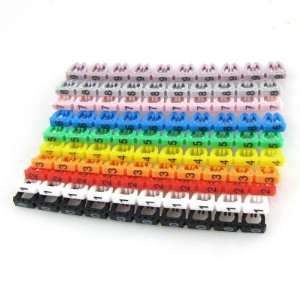  Amico 3 5mm Colorful Wire Organizer Management Markers 10 