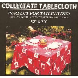 University of Wisconsin College Tablecloth badgers  