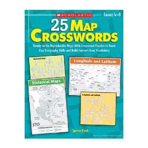  Quality value 25 Map Crosswords By Scholastic Teaching 