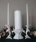 Ceramic Unity Candle Holder Calla Lily Wedding Set  