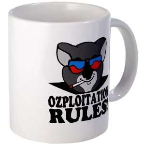  Ozploitation Rules Logo Cool Mug by CafePress: Kitchen 