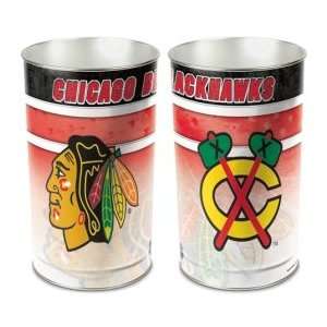  Chicago Blackhawks 15 Waste Basket Tapered Top & Feature 