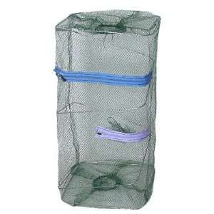   Foldable Lobster Trap Nylon Fishing Net Cage Green: Sports & Outdoors