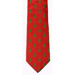  Christmas Tree Icons Ties / Red: Home & Kitchen