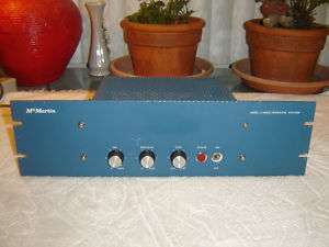 McMartin LT 80B Transistor Amplifier, Vintage 70s Rack  