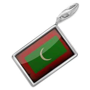  FotoCharms Maldives Flag   Charm with Lobster Clasp For 