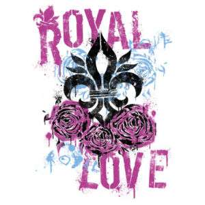 Royal Love T Shirt Plus & SUPER SIZE T372F  