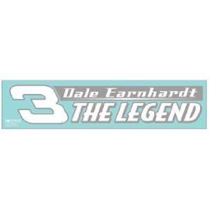  NASCAR Dale Earnhardt Sr 4x16 Die Cut Decal: Sports 