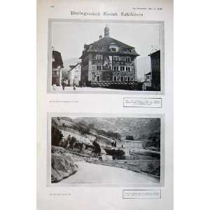  1906 Switzerland Eiger Mountains France Schwyz House