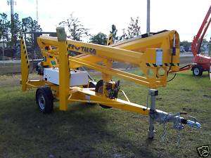 Nifty TM50 Towable Lift 56 Height, 28 Outreach,Gas Powered,Hyd 