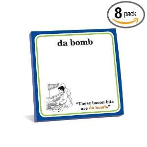  Knock Knock Say It With A Slang Sticky: Da Bomb (Pack of 8 