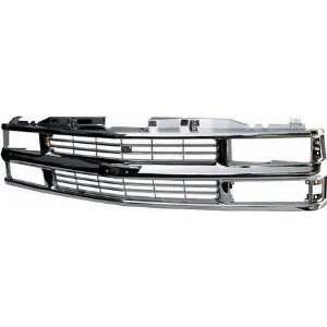 94 CHEVY CHEVROLET BLAZER GRILLE SUV, With Composite H/L, ALL Chrome 