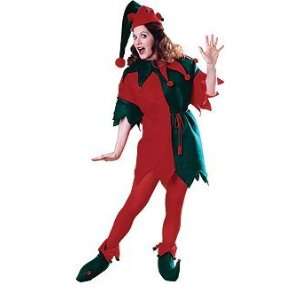    Rubies Christmas Elf Ladies Fancy Dress Costume: Toys & Games