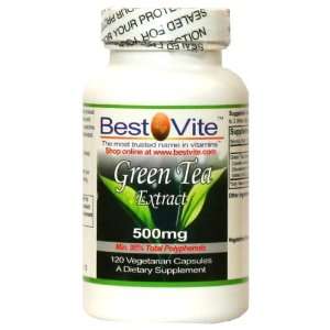  Green Tea Extract 500mg (120 Vegetarian Capsules) Health 