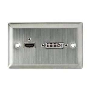  HDMI And DVI Combo Wall Plate Musical Instruments