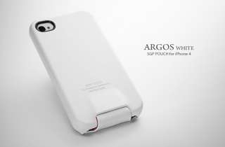 SGP Leather Pouch Case [Argos White] for Apple iPhone 4S  