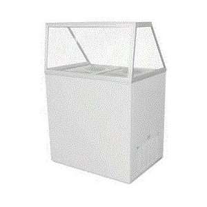  Excellence EDC 4 Ice Cream Dipping Cabinet Straight Glass 